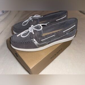 🖤NWT Sperry Starfish Cheetah Gray Boat Shoes